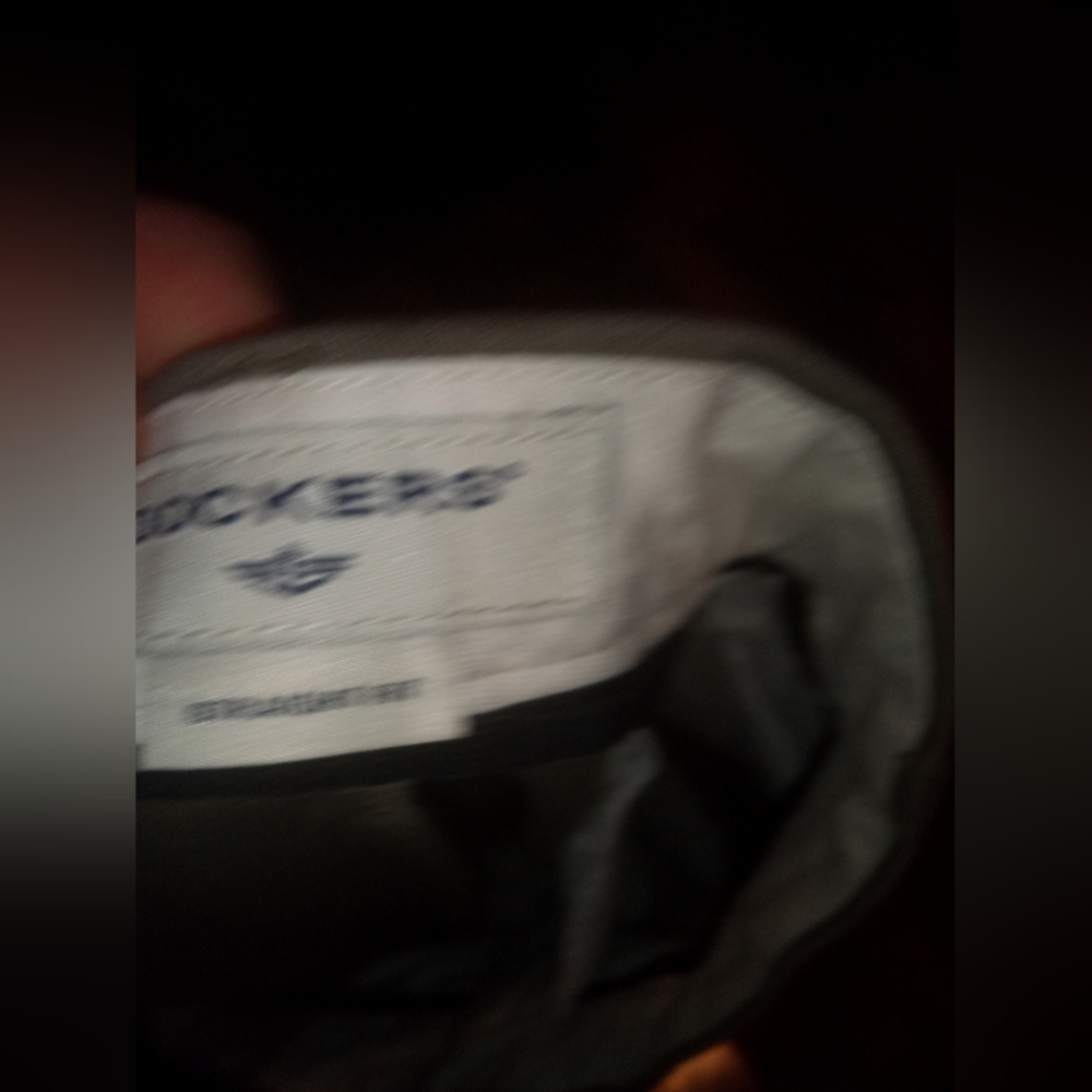 Docker straight fit dress pants color olive